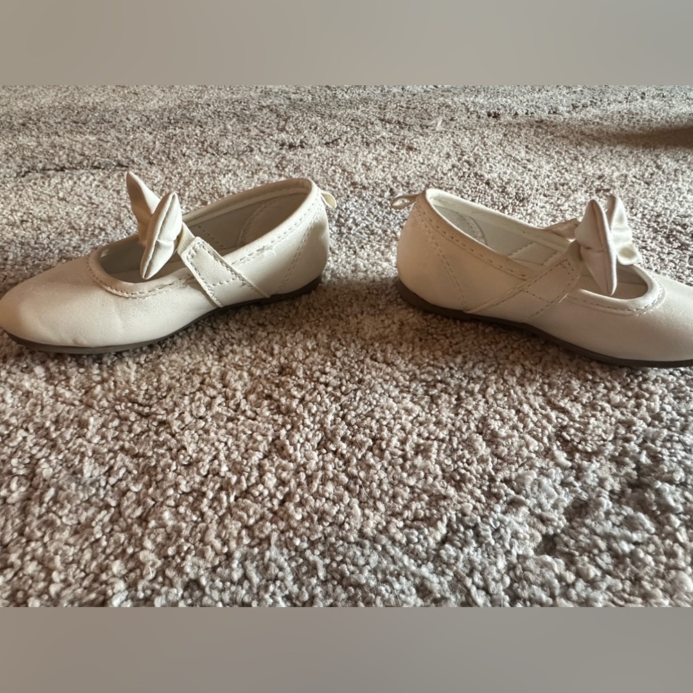 Carter’s Kid Bow Ballet Flat Shoe Size 7 - Picture 3 of 5